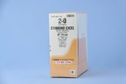 SUTURE, ETHBND WHT BR 2-0 30" V-7 B987H (36/BX)