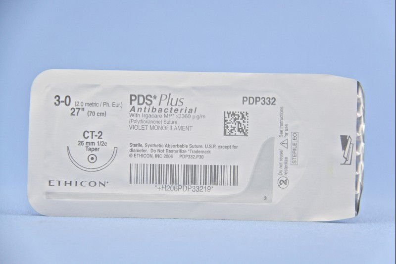 SUTURE, MONO PDS PLUS VIO 3-0 27" SA CT-2 (36/BX)
