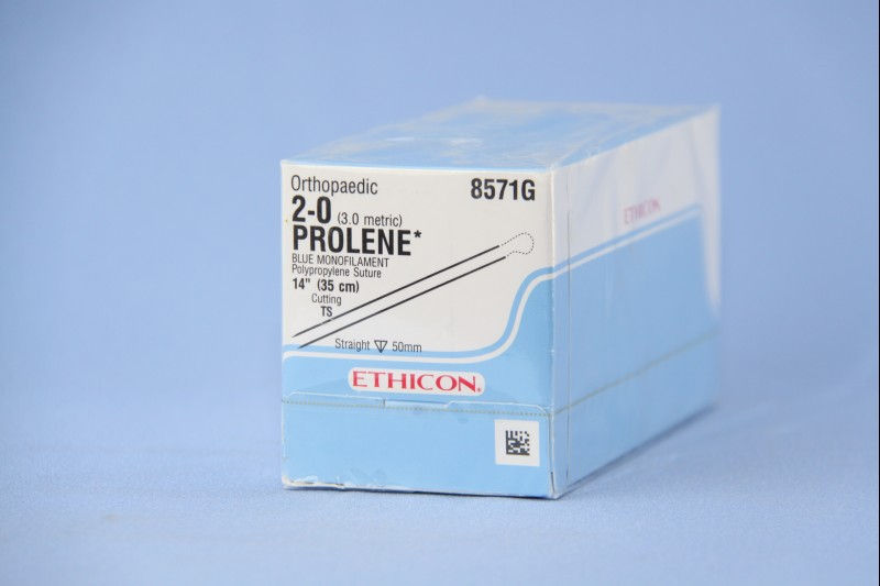 SUTURE, PROLENE BLU MONO 2-0 14" TS (12/BX)