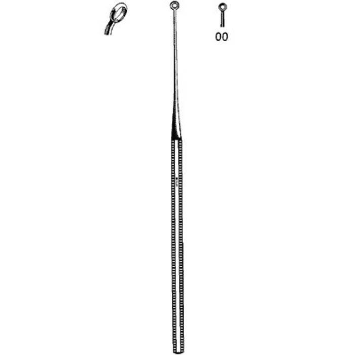 CURETTE, EAR BUCK ANGL BLNT SZ0