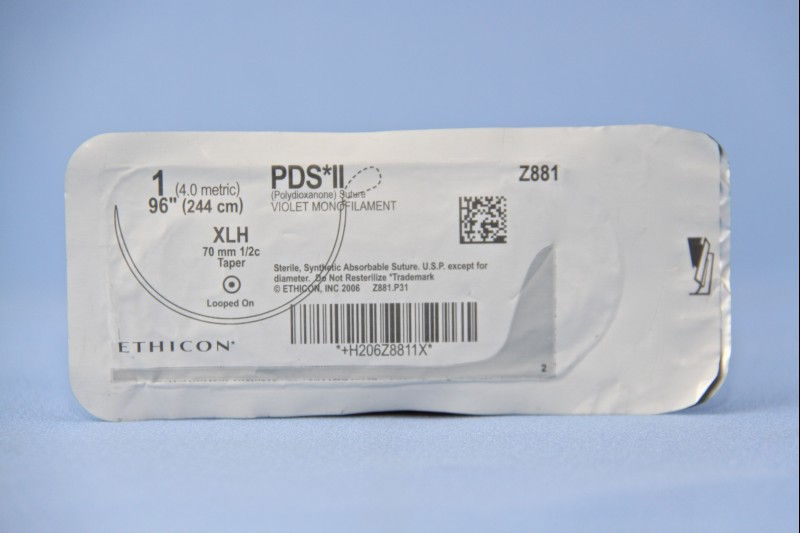 SUTURE, PDS II VIO MONO 1 48" XLH (12/BX)