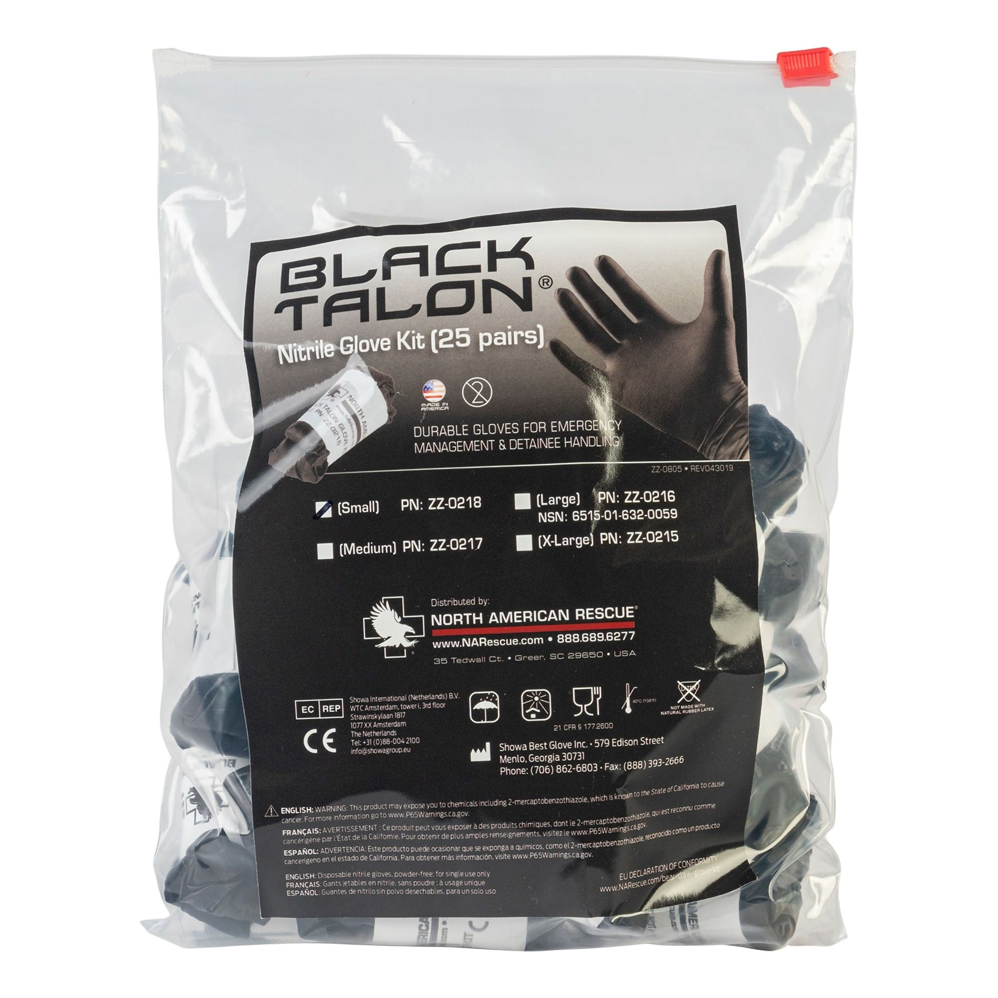GLOVE, EXAM NTRL MED N/S EXTCFBLK INDWRP-PR (25/PK)