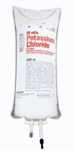 POT CHL+DEX+SOD CHL, IVSOL 20MEQ-5-.9% (14/CS)