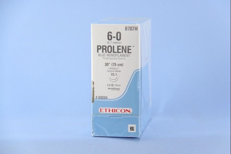 SUTURE, PROLENE BLU MONO 6-0 30" CC-1 (36/BX)