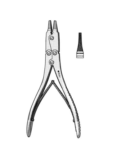 PLIER, EXTRACT VITAL WIRE DBL-ACTION TC 2MMX7"