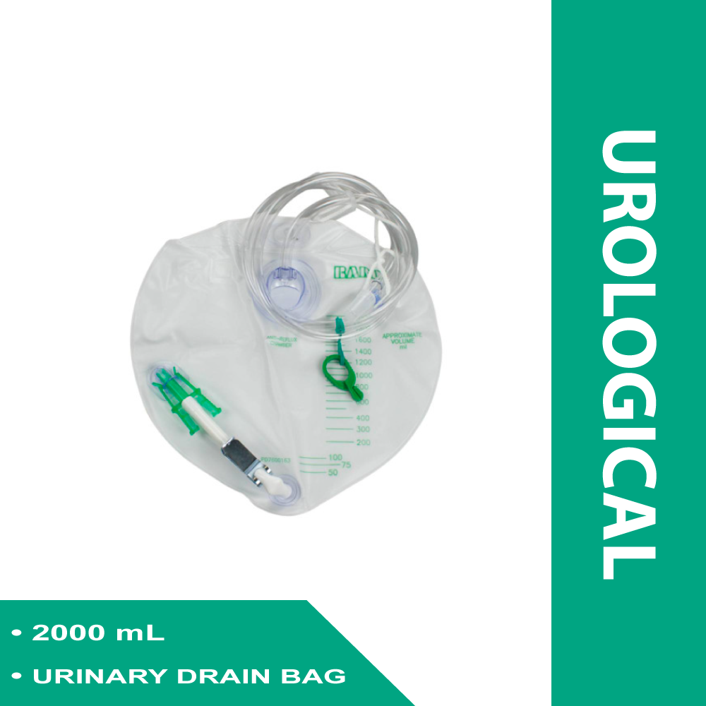 SHORT DESCRIPTIBAG,URINE SAFETY FLO 2000ML (20/CS) BARDON