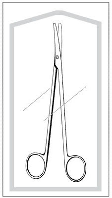 SCISSOR, METZENBAUM CURVED 7" (25/CS)
