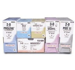 SUTURE, GUT CHR 7-0 18" TG175-8 (12/BX)