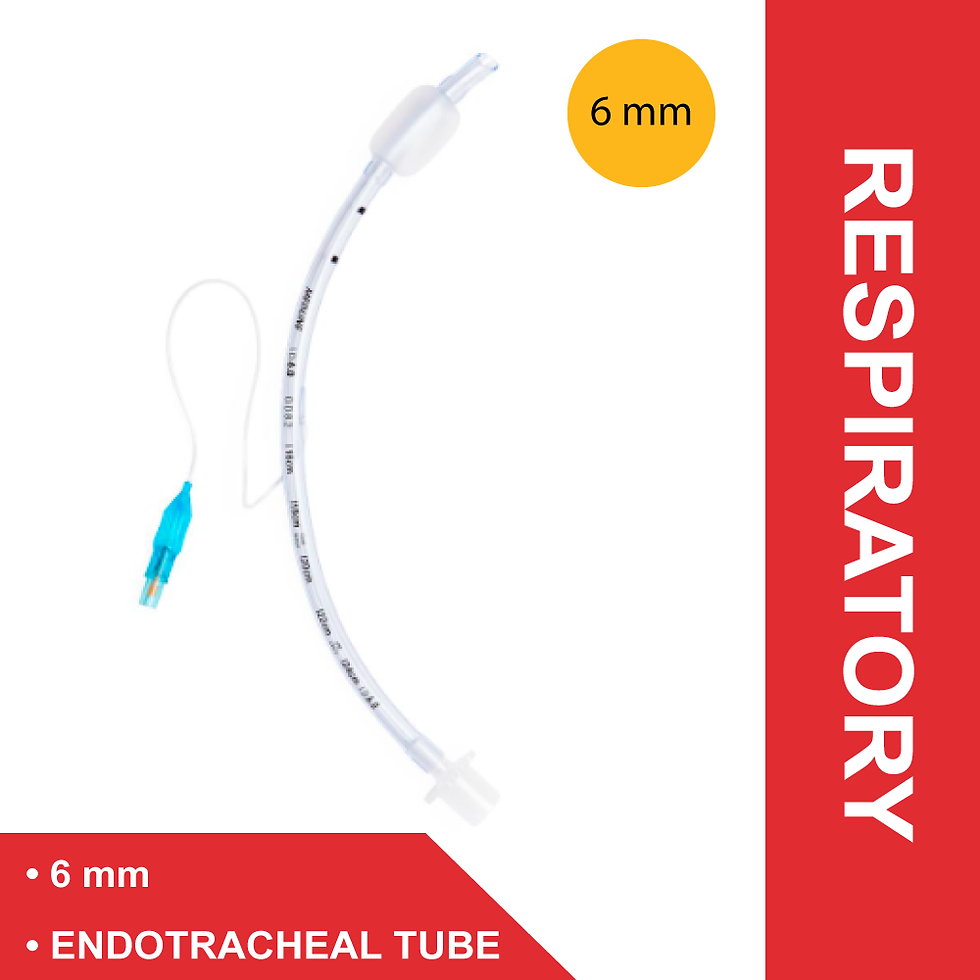 HVLP CUFFED ORAL / NASAL ENDOTRACHEAL TUBE WITH MURPHY EYE, 6.0 MM