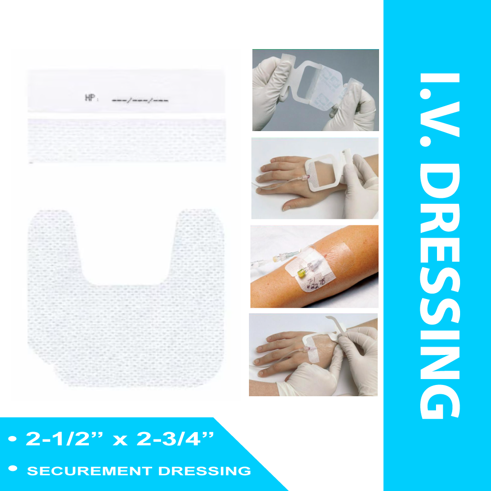 I.V. DRESSING 3M™ TEGADERM™ ADHESIVE / FILM 2-1/2 X 2-3/4 INCH STERILE