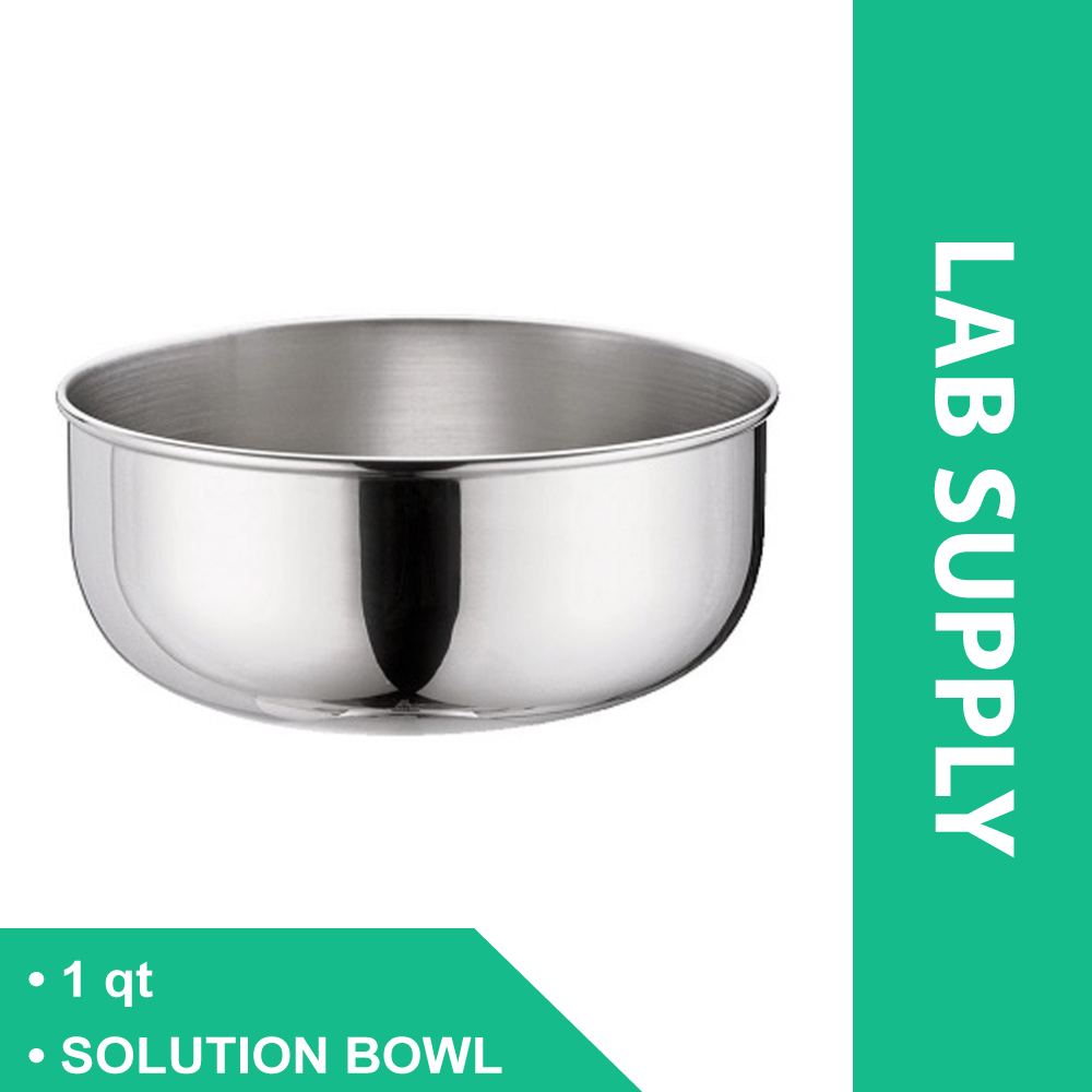 SS SOLUTION BOWL, 1 QT