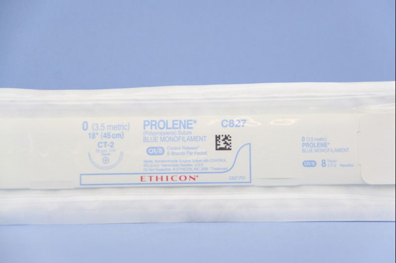 SUTURE, PROLENE BLU MONO 0 18"CT-2 (12/BX)