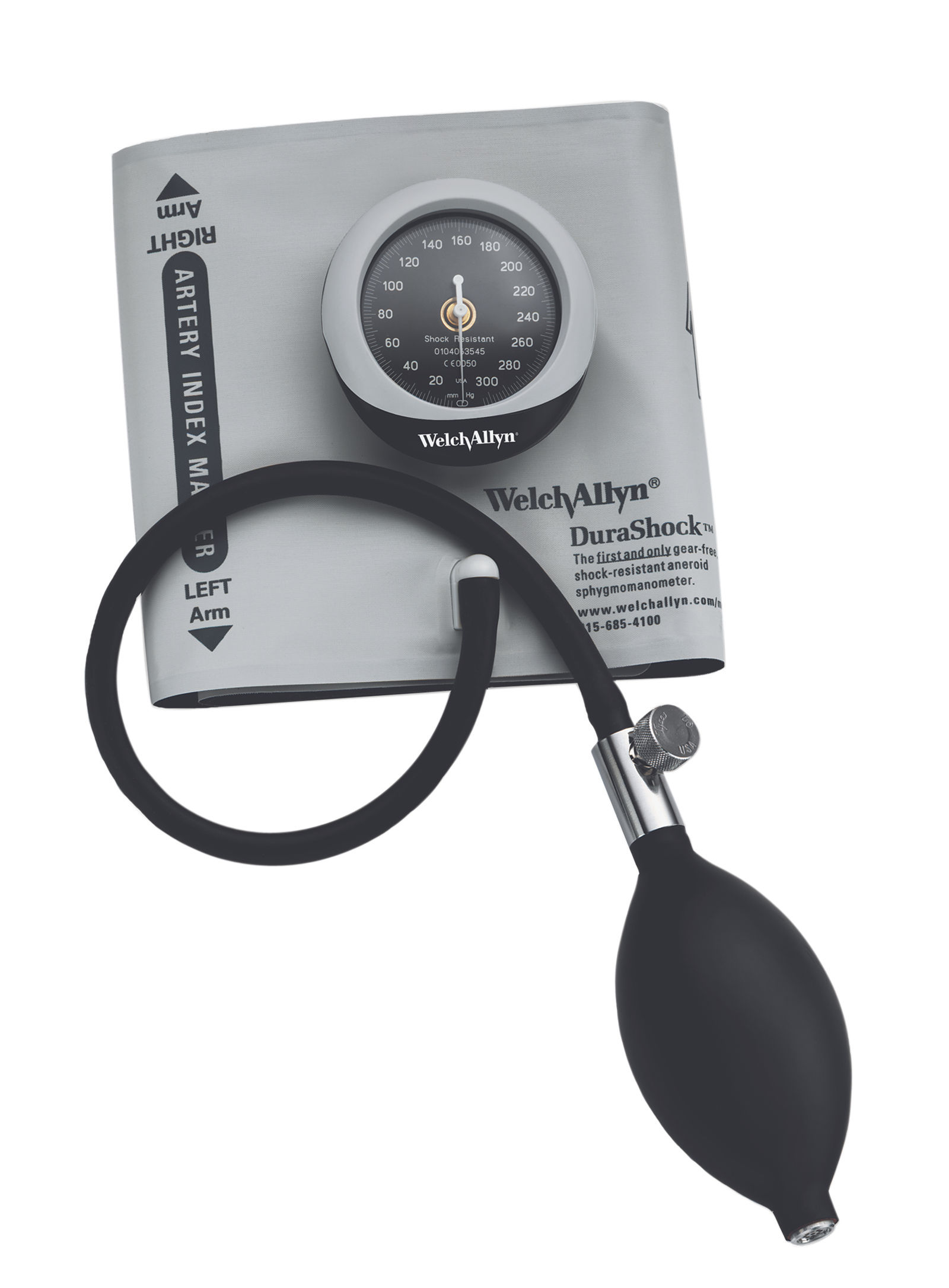 SPHYGMOMANOMETER, ANRD DURASHOCK HAND HELD LG ADLT 2TUBE