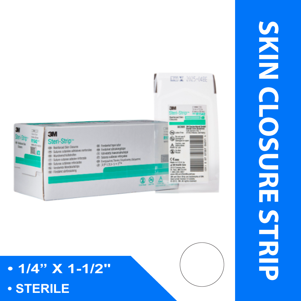 SKIN CLOSURE STRIP STERI-STRIP™ 1/4 X 1-1/2" NONWOVEN REINFORCED STRIP WHT