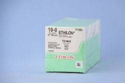 SUTURE, ETHILON BLK MONO 10-0 TG140- (12/BX)