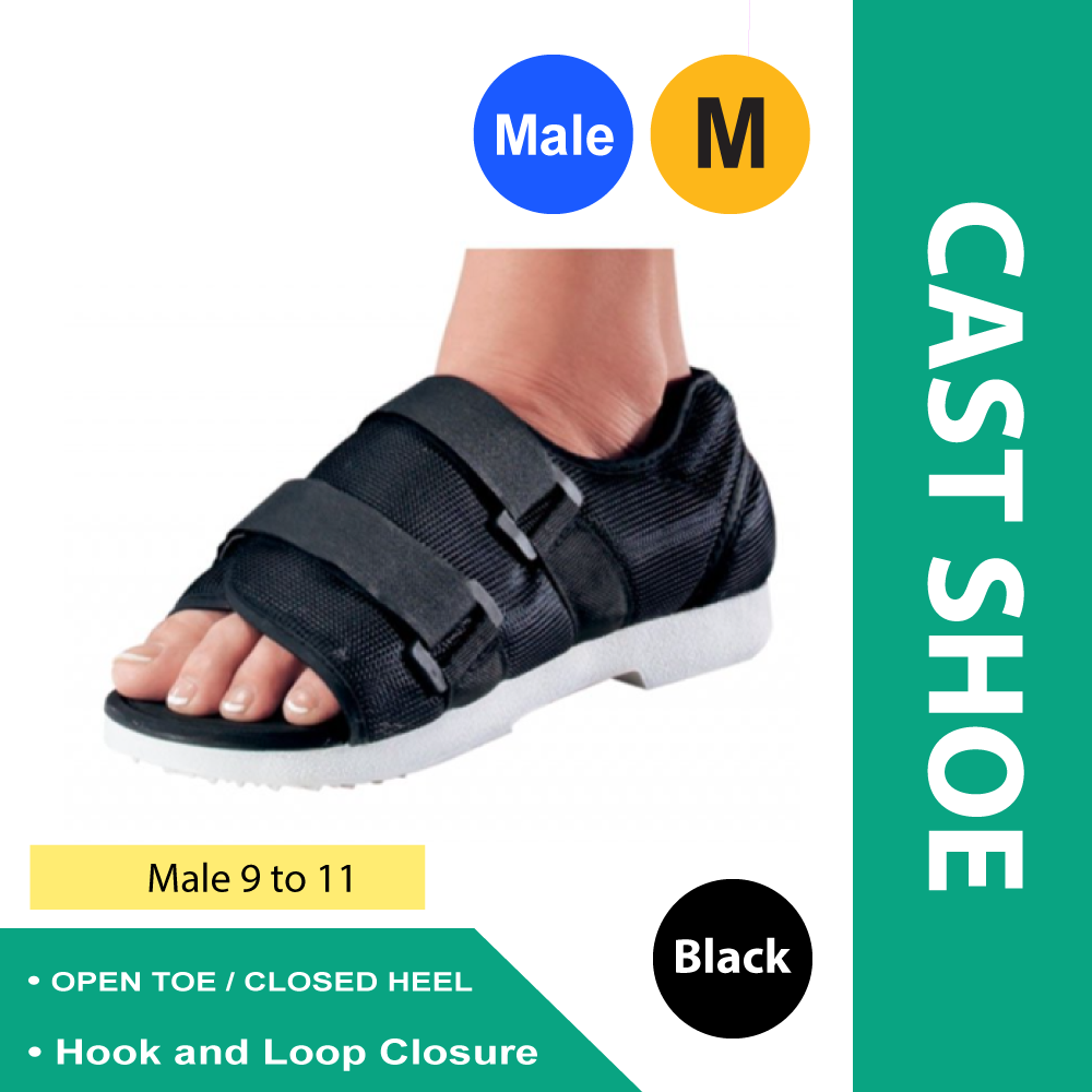 SHOE, MED SURG MENS MED BLK