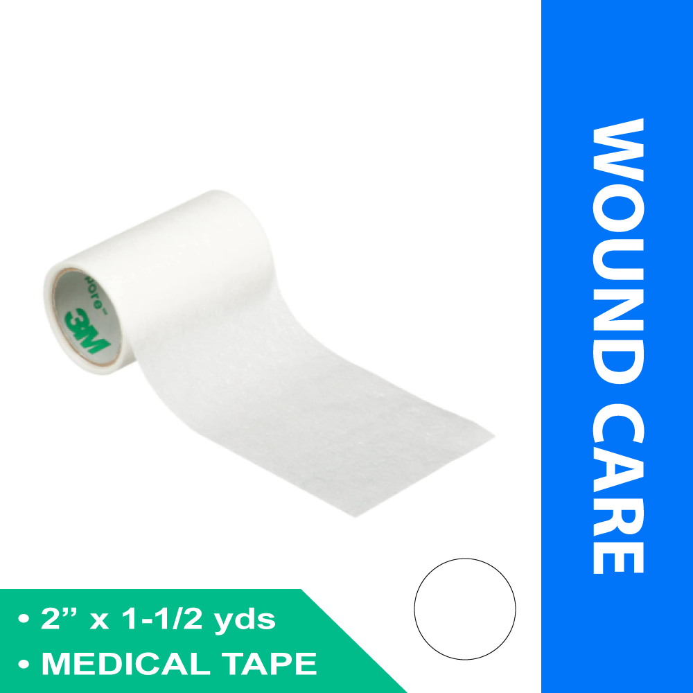 MEDICAL TAPE 3M™ MICROPORE™ WHITE 2 INCH X 1-1/2 YARD PAPER NONSTERILE