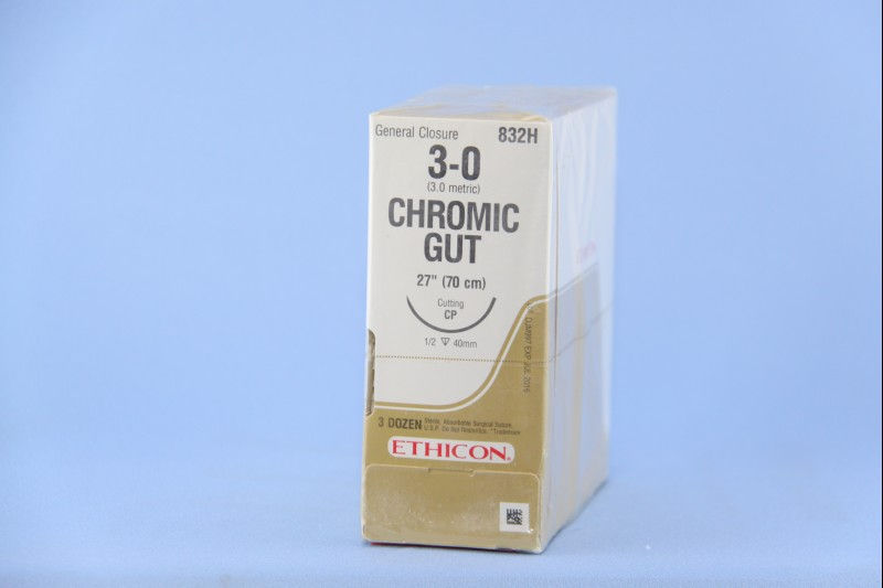 SUTURE, GUT CHR 3-0 27" CP (36/BX)