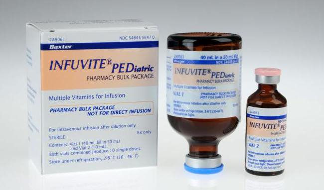 INFUVITE, VL INFUSION 50ML PED(2VL/ST 10ST/CS)