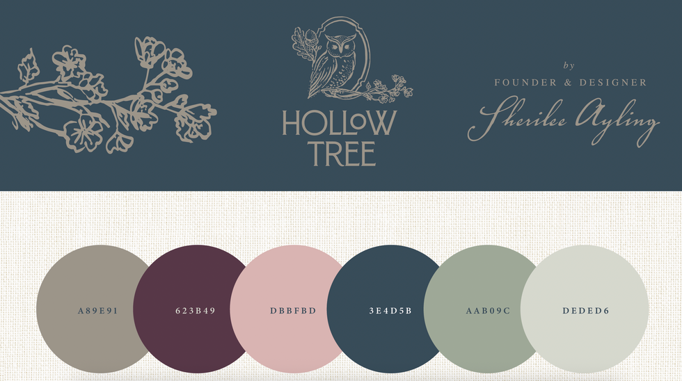 Hollow Tree Design Branding by RKD_The Cotswolds_Colourways