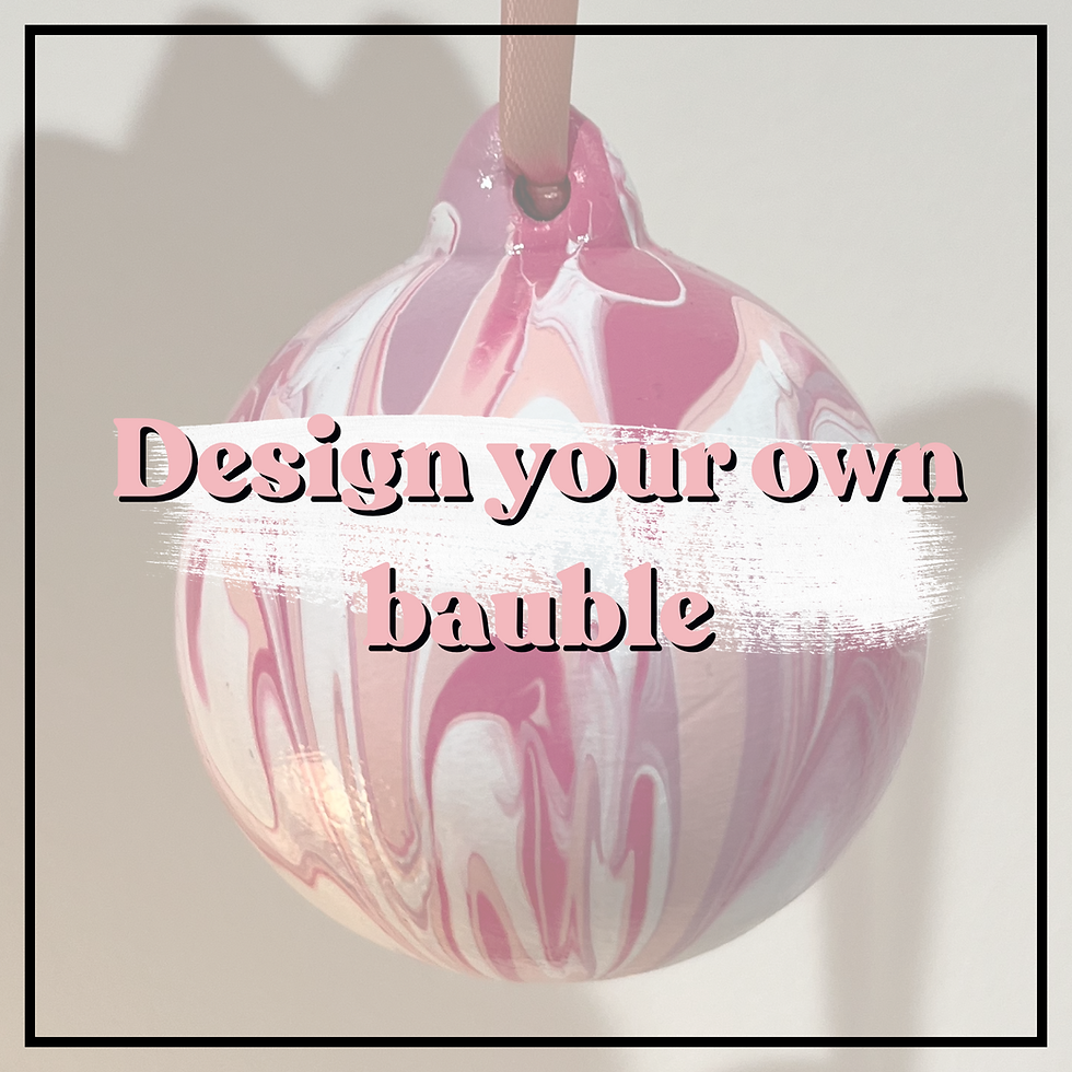 Design your own Christmas bauble
