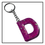 Thumbnail: ‘D’ Resin Keyring
