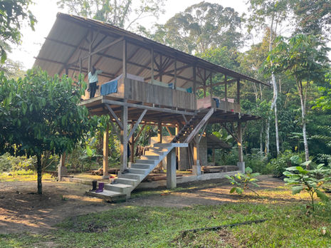 The guest lodge and sleeping quarters
