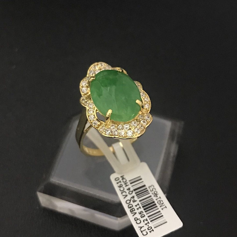 Nhẫn nữ vàng đá cẩm thạch VJC 610