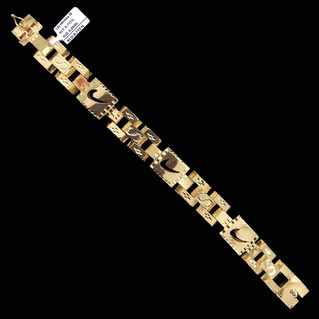 Lắc tay Nam Nike vàng VJC 610