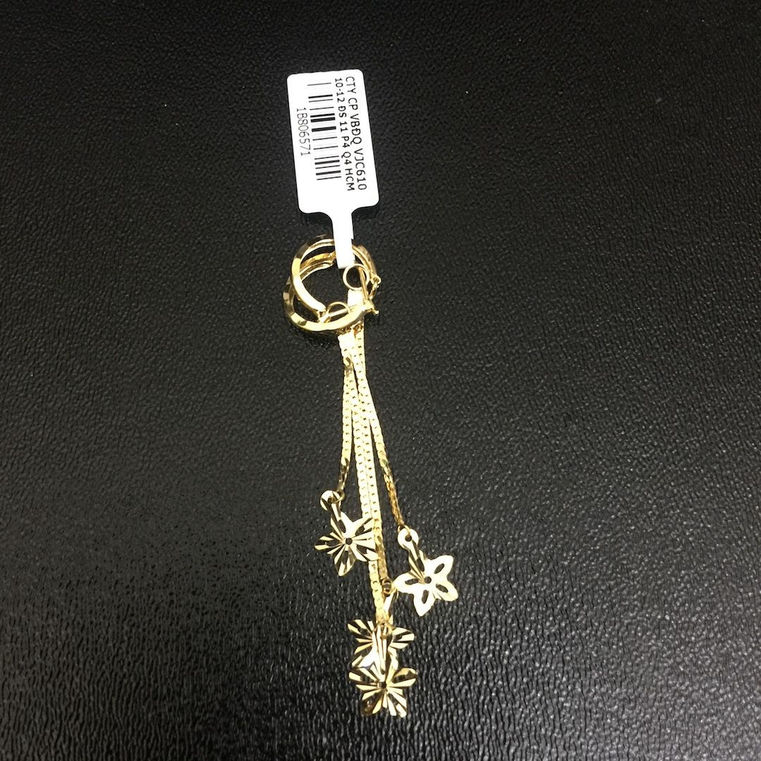 Bông tai vàng tòng teng VJC 610