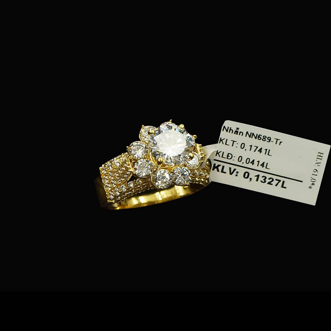 Nhẫn nữ Vàng đá trắng VJC 610