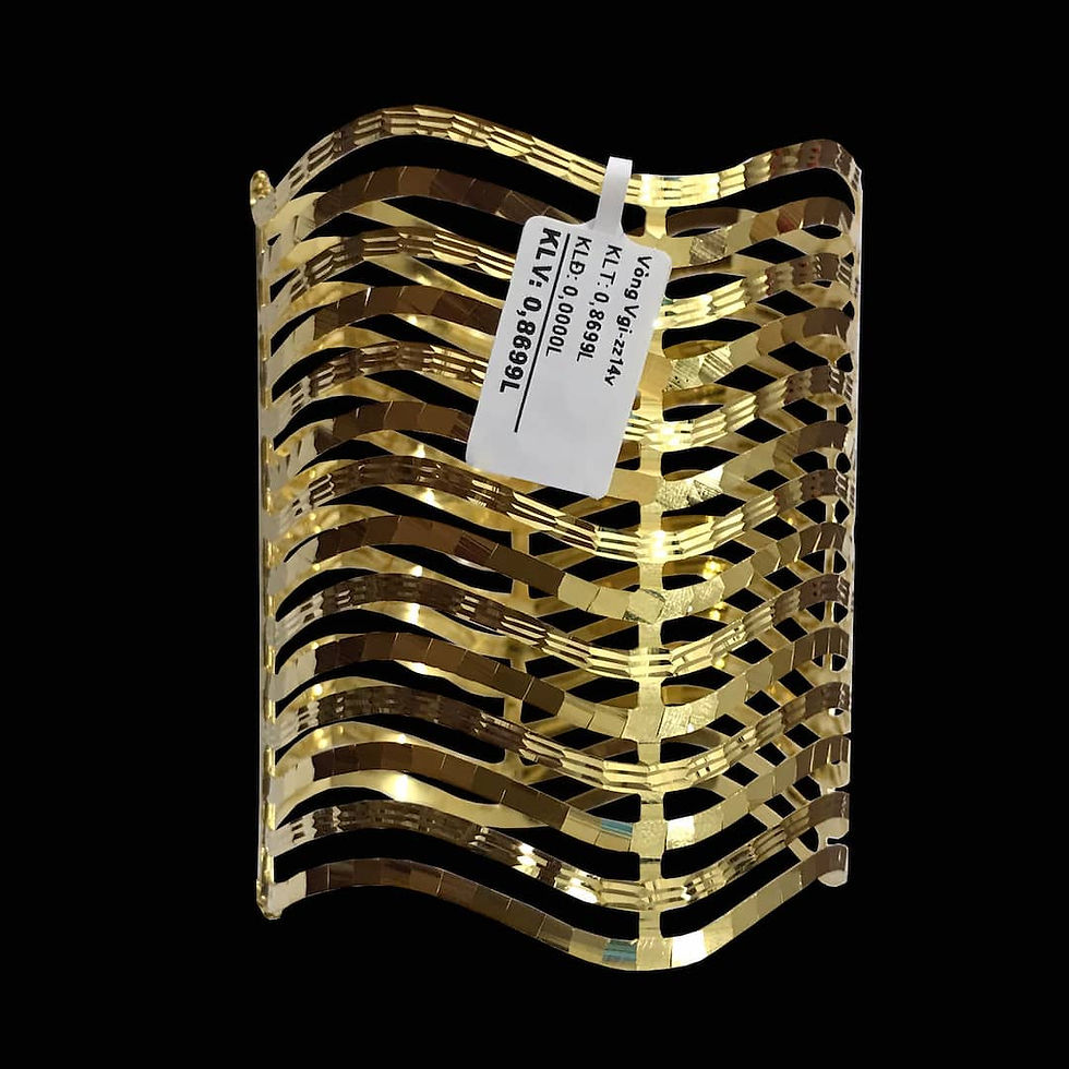 Vòng tay vàng Zigzag VJC 610