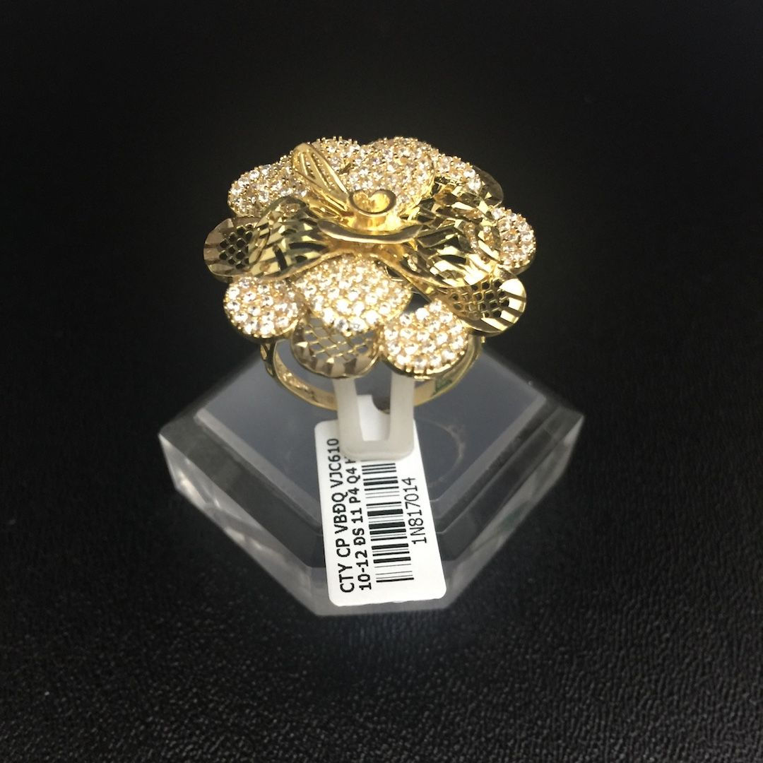 Nhẫn vàng nữ hoa VJC 610