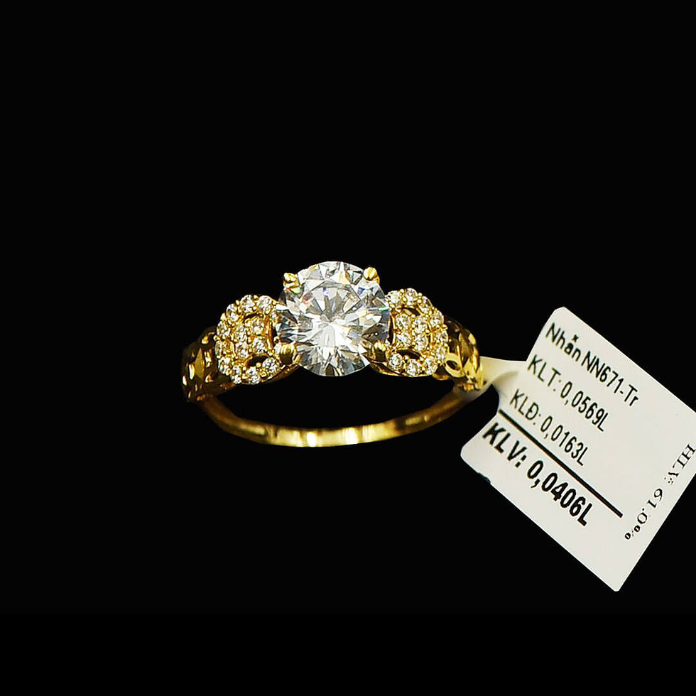 Nhẫn nữ Vàng đá trắng VJC 610
