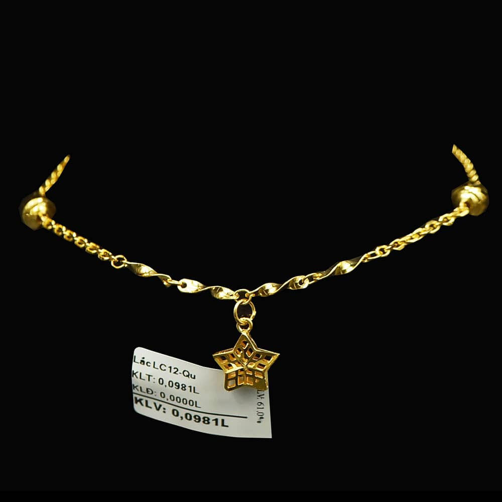 Lắc chân Ngôi sao vàng VJC 610