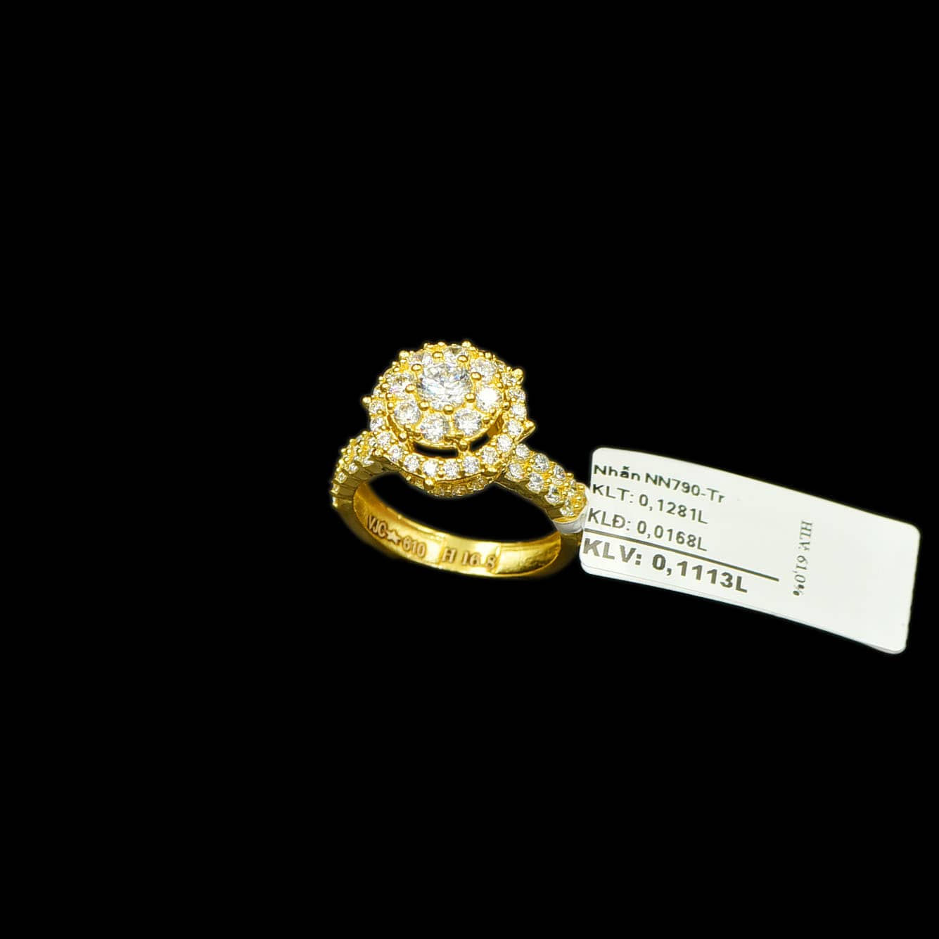 Nhẫn nữ Vàng đá trắng VJC 610