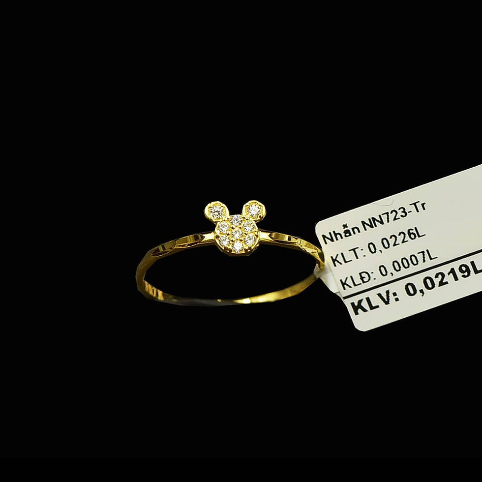 Nhẫn nữ Vàng đá trắng VJC 610