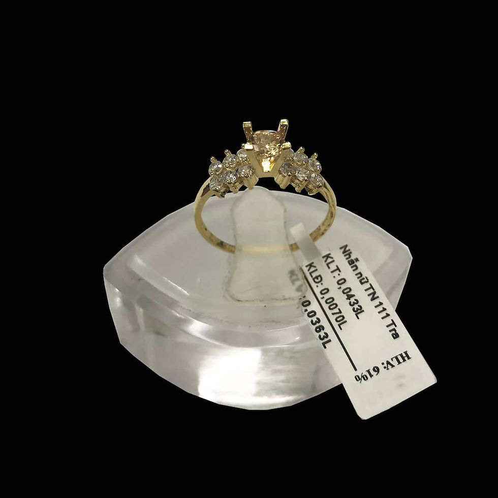 Nhẫn nữ vàng đá màu vàng VJC 610