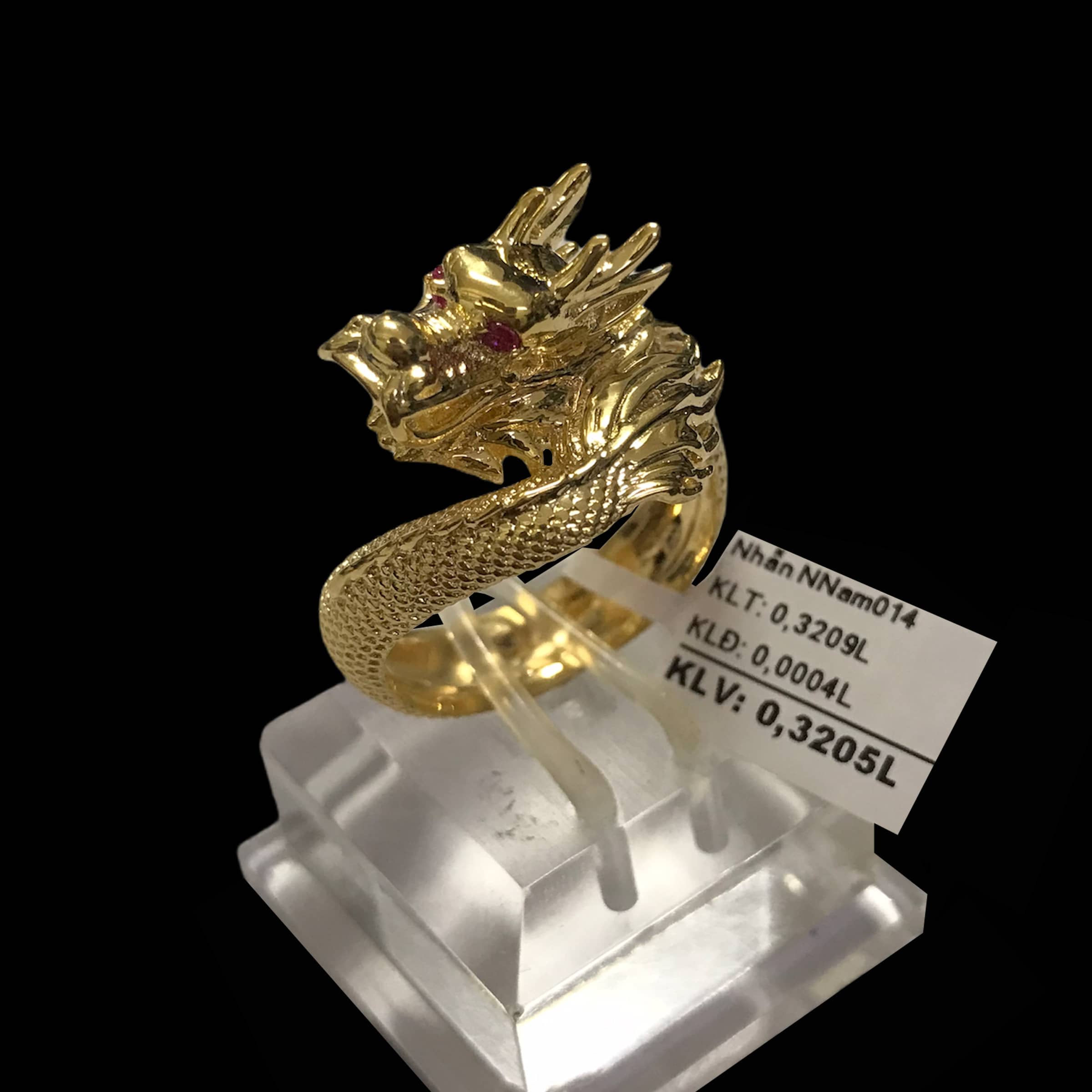 Nhẫn nam Rồng vàng VJC 610