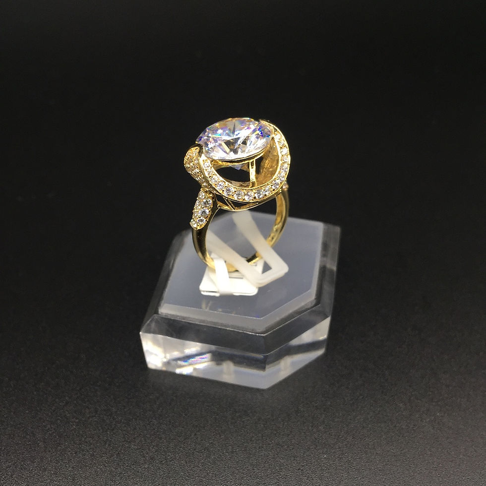 Nhẫn vàng nữ đá trắng VJC 610