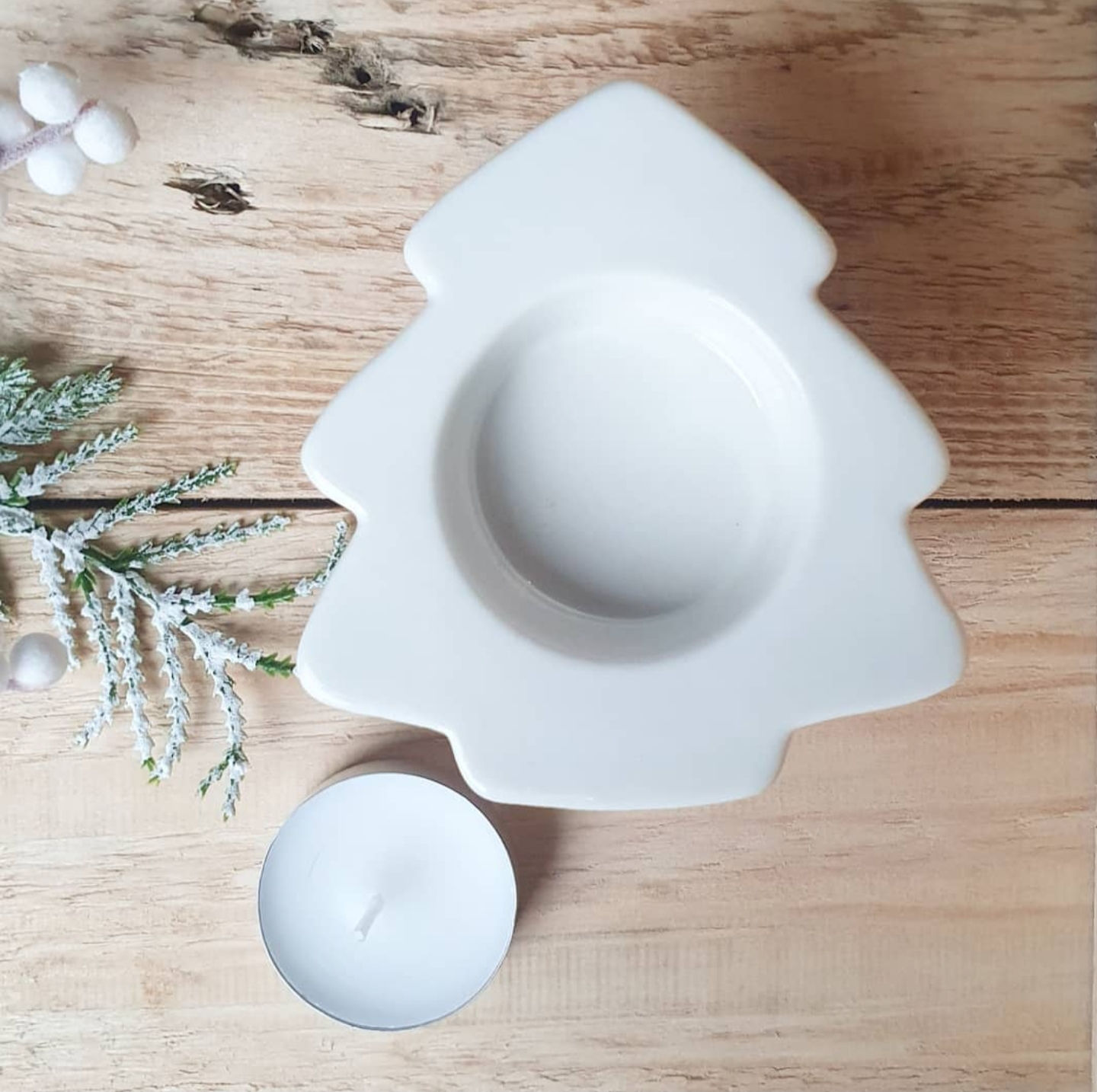 Christmas Tree Tealight Holder with Stand