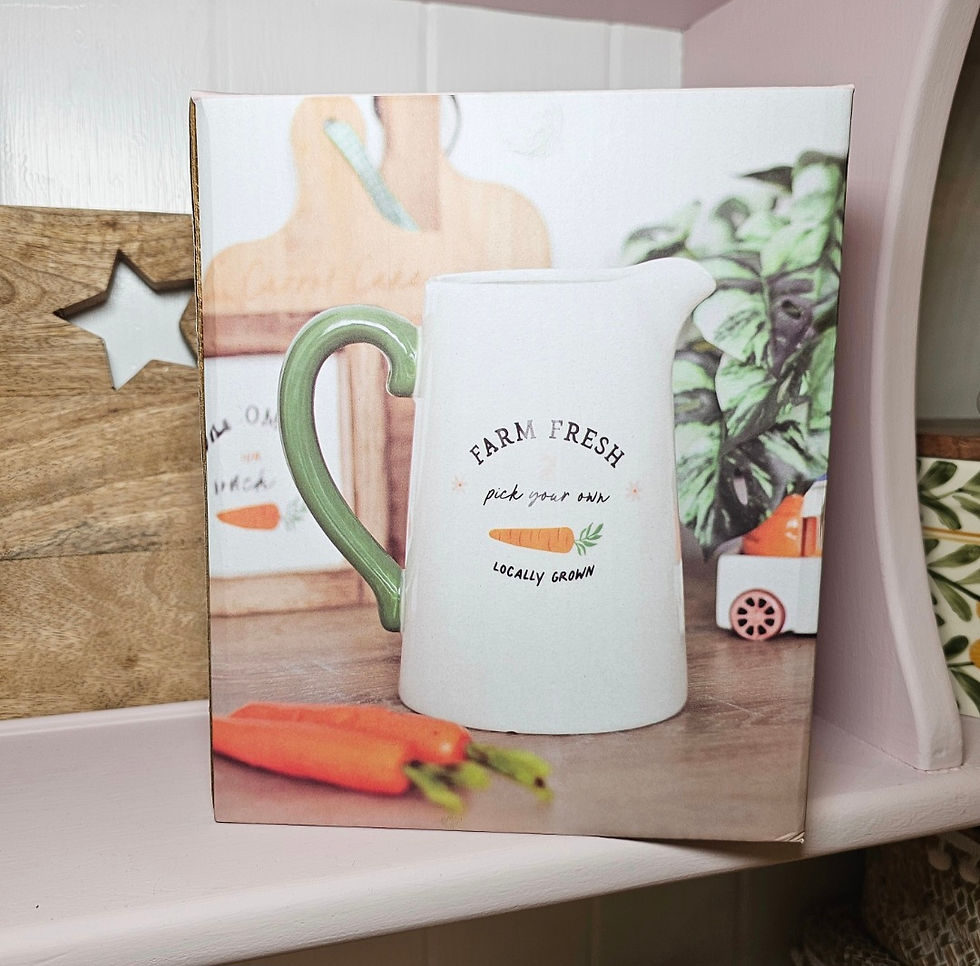 Thumbnail: Farm Fresh Carrot Patch Ceramic Flower Jug Vase