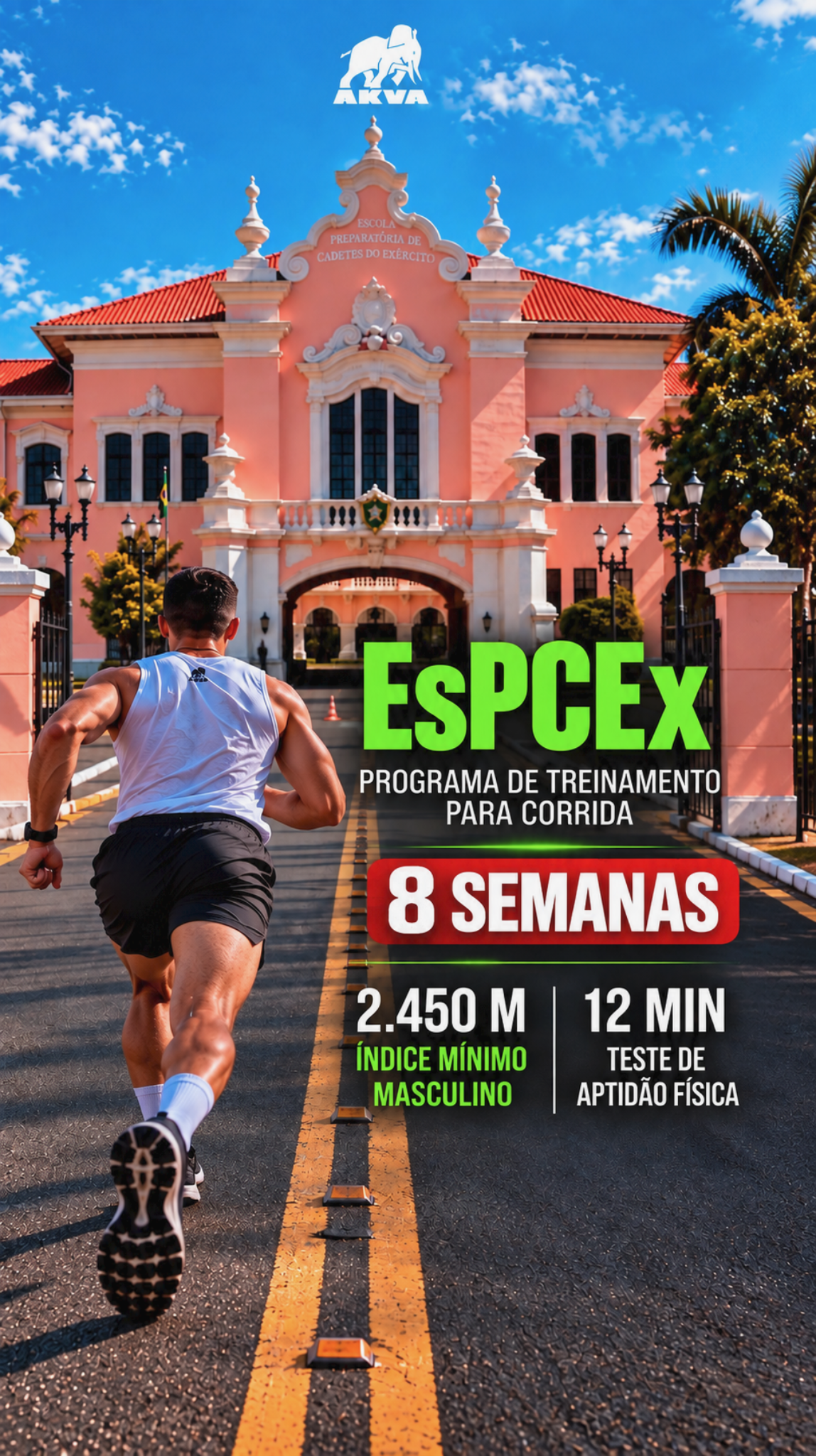 TAF EsPCEx – Corrida Masculina | Programa de 8 Semanas