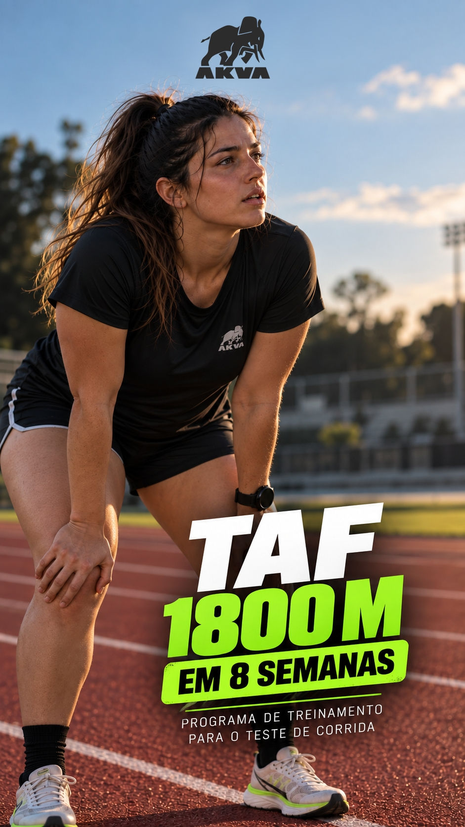 TAF – Corrida 1800m - 12 Minutos | Programa de 8 Semanas
