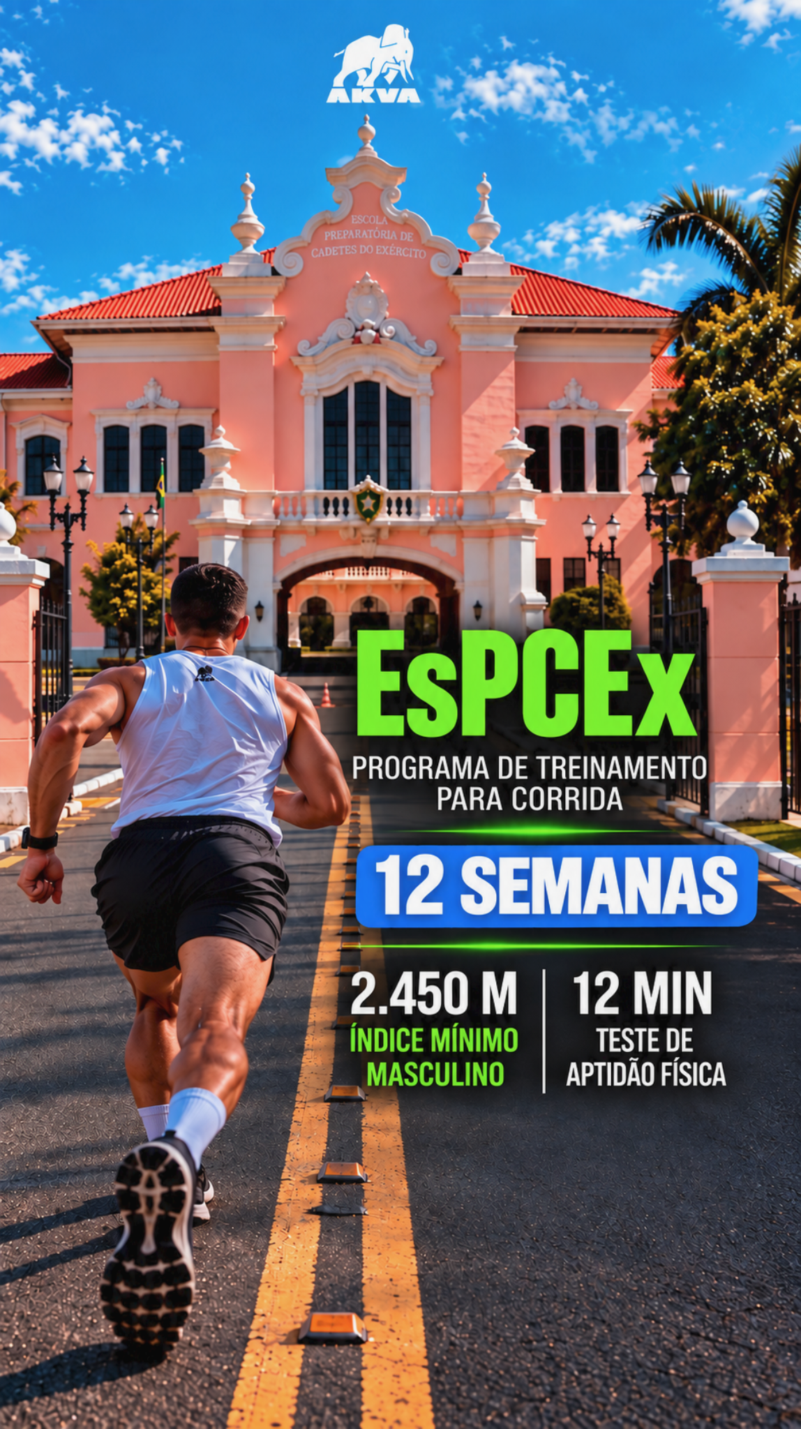 TAF EsPCEx – Corrida Masculina | Programa de 12 Semanas