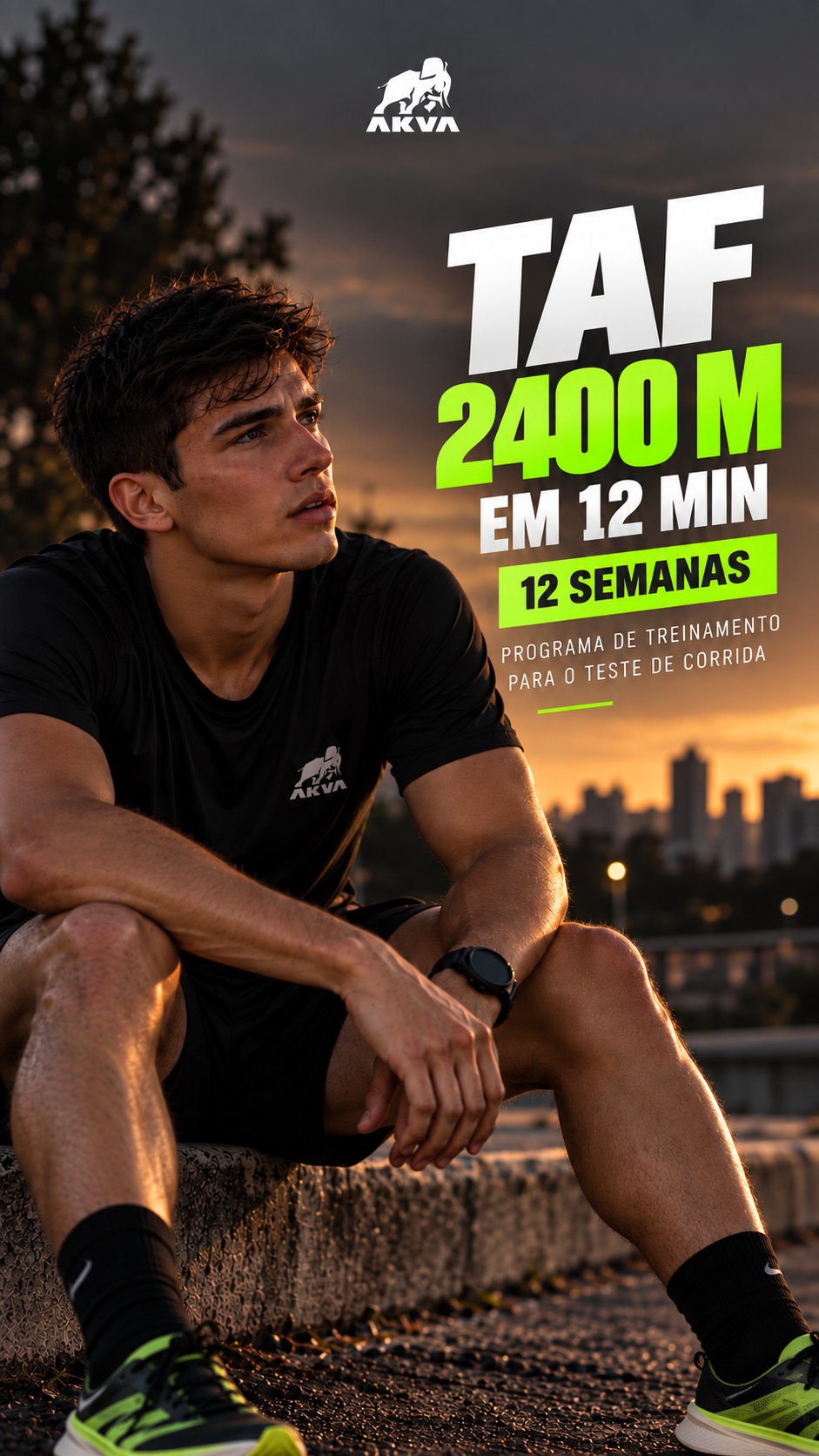 TAF – Corrida 2400m - 12 Minutos | Programa de 12 Semanas