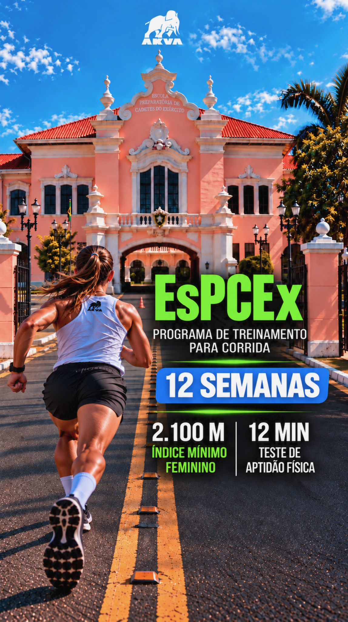 TAF EsPCEx – Corrida Feminina | Programa de 12 Semanas