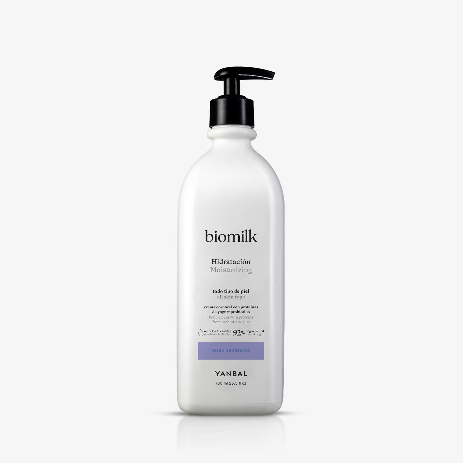 Yanbal BioMilk Mora Arandano Crema Hidratante 750 ml