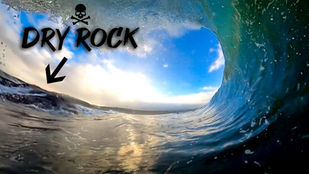Bodyboarding a Dry Rock SLAB | CRAZY GoPro MAX Footage | Vlog 68