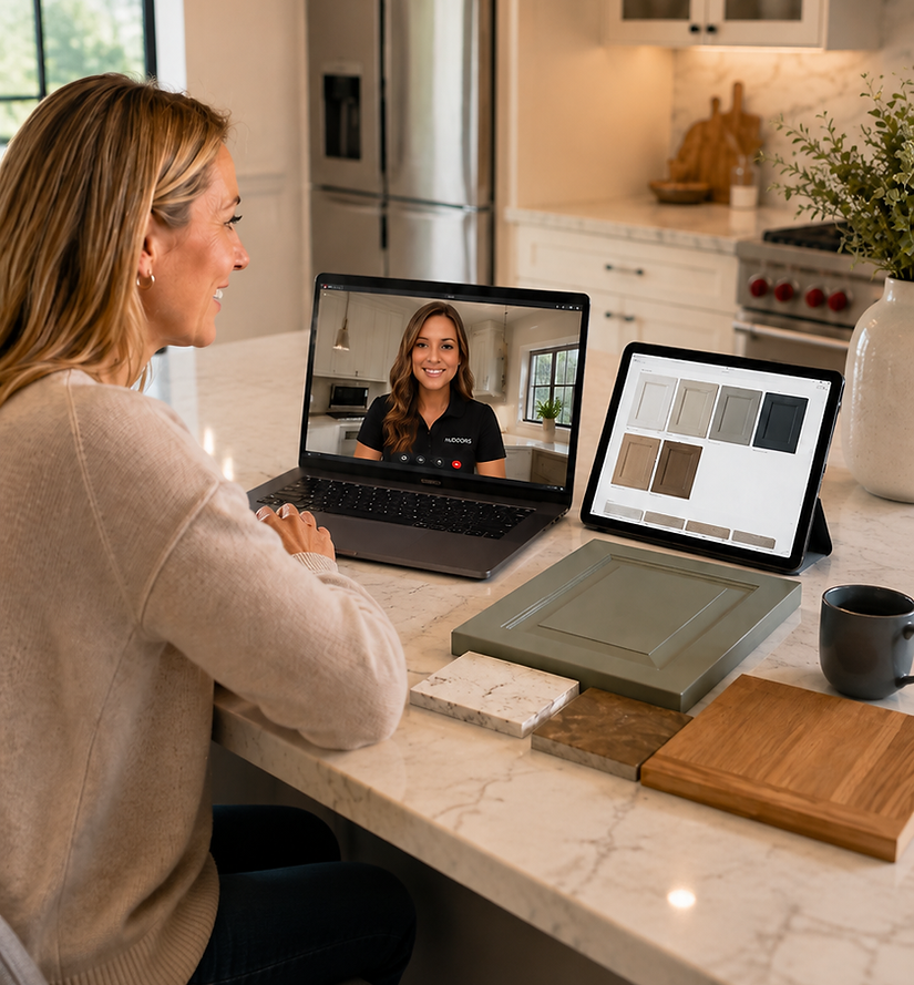 Virtual Consultation for Cabinet Refacing with nuDoors
